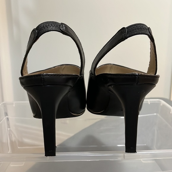 Bandolino Slingback Black Heels size 10 - Picture 6 of 9